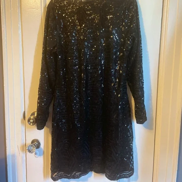 Bright Lights Dress-Black - Picture 4 of 15